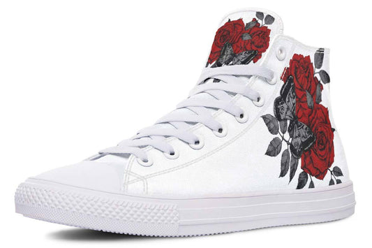 Printed Couple High-top Canvas Shoes