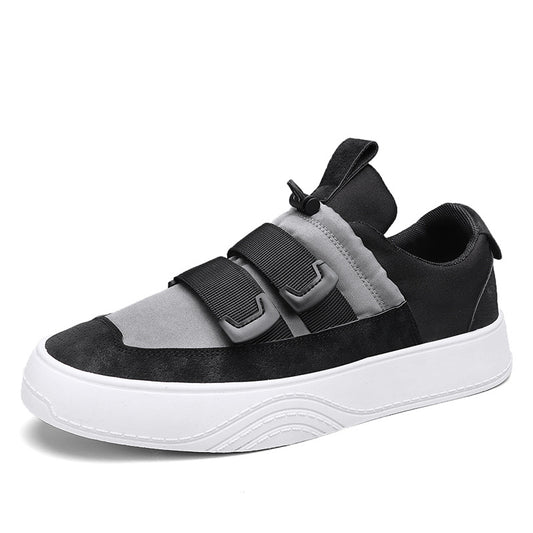 Low-Top Platform Shoes with Elastic Band - Youth Fashion
