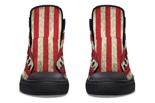 Customized Colorful Fashion High-top Canvas Shoes