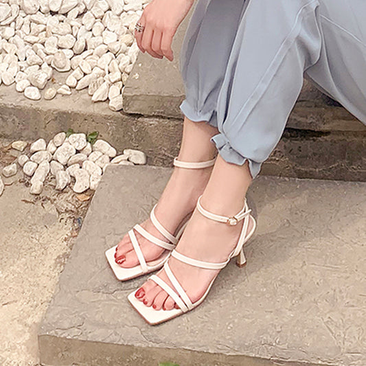 New Style Thick Heel Toe Fashion Women's Sandals