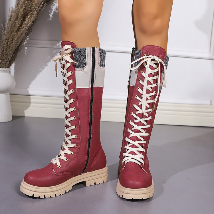 Female Plus Size Slimming High Boots - EnigmaParis