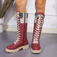 Female Plus Size Slimming High Boots - EnigmaParis