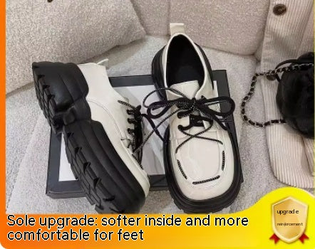 Dad Lace-up D'Lites College Soft Leather Shoes - Stylish and Comfortable Footwear for Men.