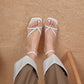 Fairy Style Golden Vintage French Roman Sandals