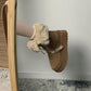 Women's Fashion Brown Warm Slugged Bottom Snow Boots.