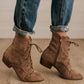 Autumn And Winter Leisure Low Square Heel Female Boots