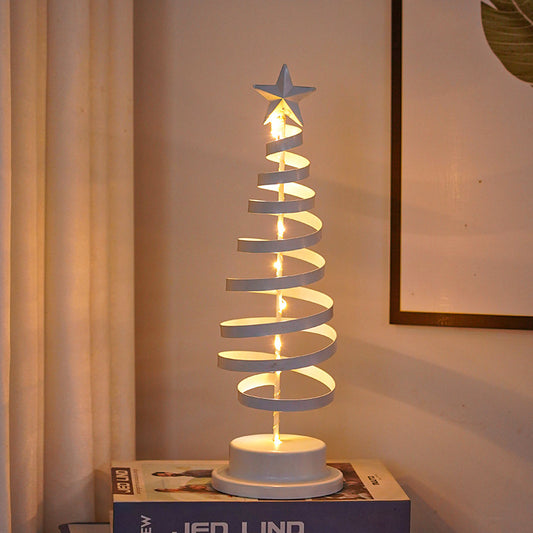 LED Christmas Tree Spiral Light Lamp