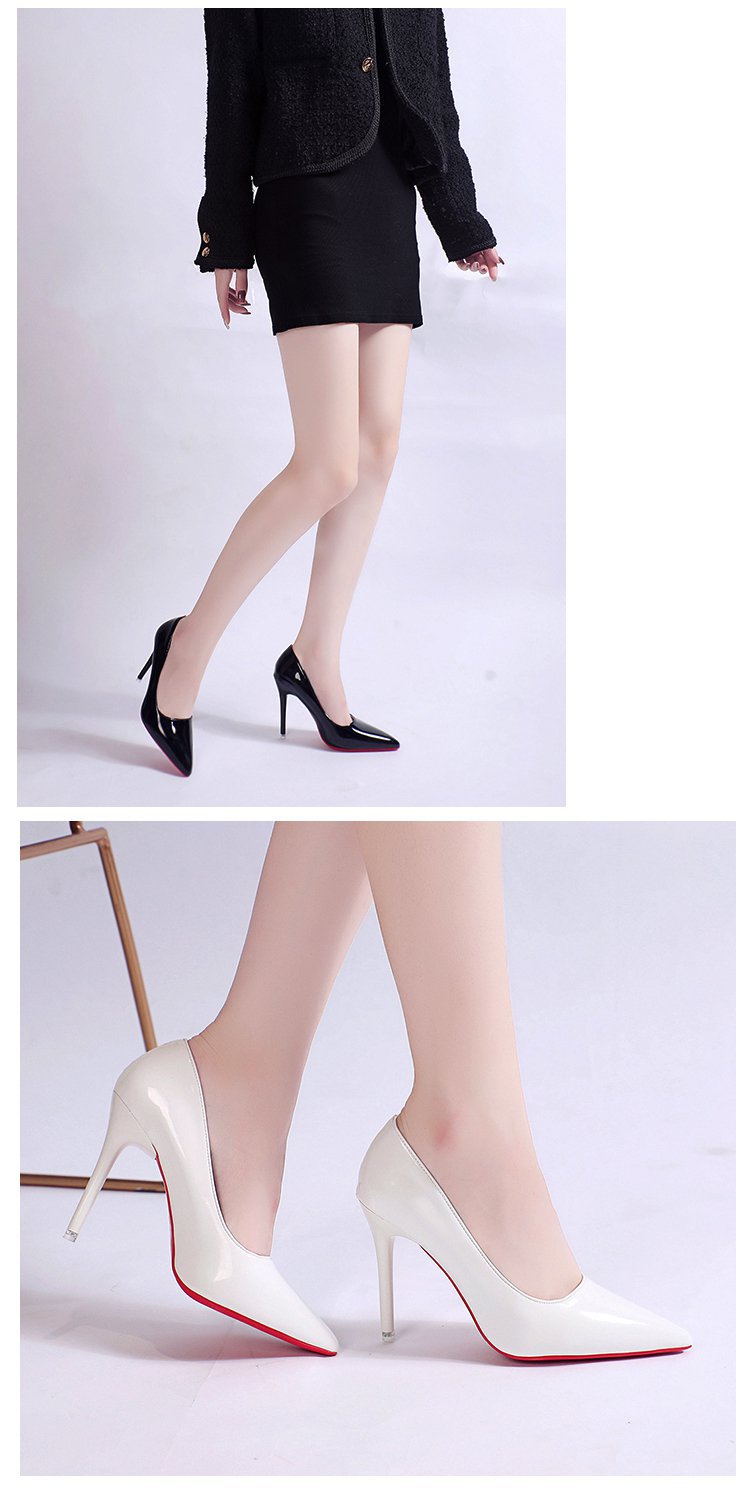 Women's Stiletto Heel Pointed Toe Pumps - Sexy High Heels.
