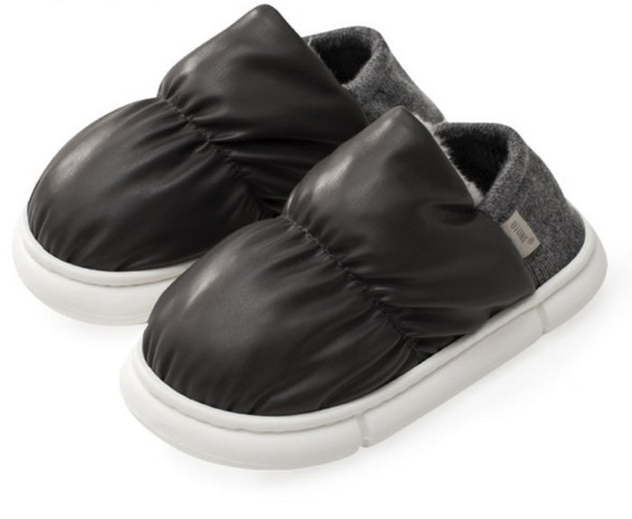 Unisex Two Wear Cotton Slippers - Thick Plush Bag Included - EnigmaParis
