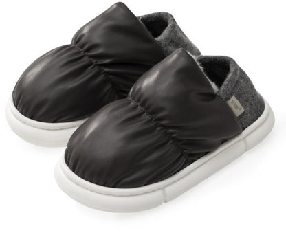 Unisex Two Wear Cotton Slippers - Thick Plush Bag Included - EnigmaParis