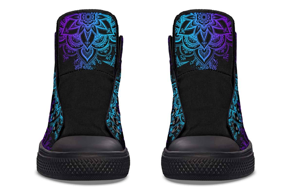 Customized Colorful Fashion High-top Canvas Shoes