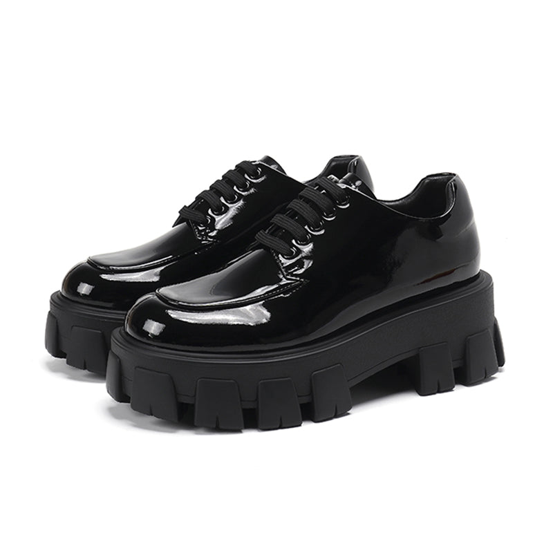 Sweet Cool Platform Shoes Autumn And Winter New Small Leather Shoes - EnigmaParis