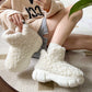 Winter Cashmere Snown Boots With 6cm Platform Warm Plus Velvet High-top Fleece Cotton Shoes Women Outdoor Indoor House Plush Shoes - EnigmaParis