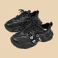 Black Daddy Shoes Women's Platform Sports Casual Shoes