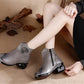 Ethnic Style Fleece-lined Vintage Warmth Retention Material Women's Boots