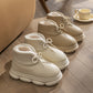 Velvet Insulated High-Top Cotton-Padded Shoes for Women - Autumn/Winter.