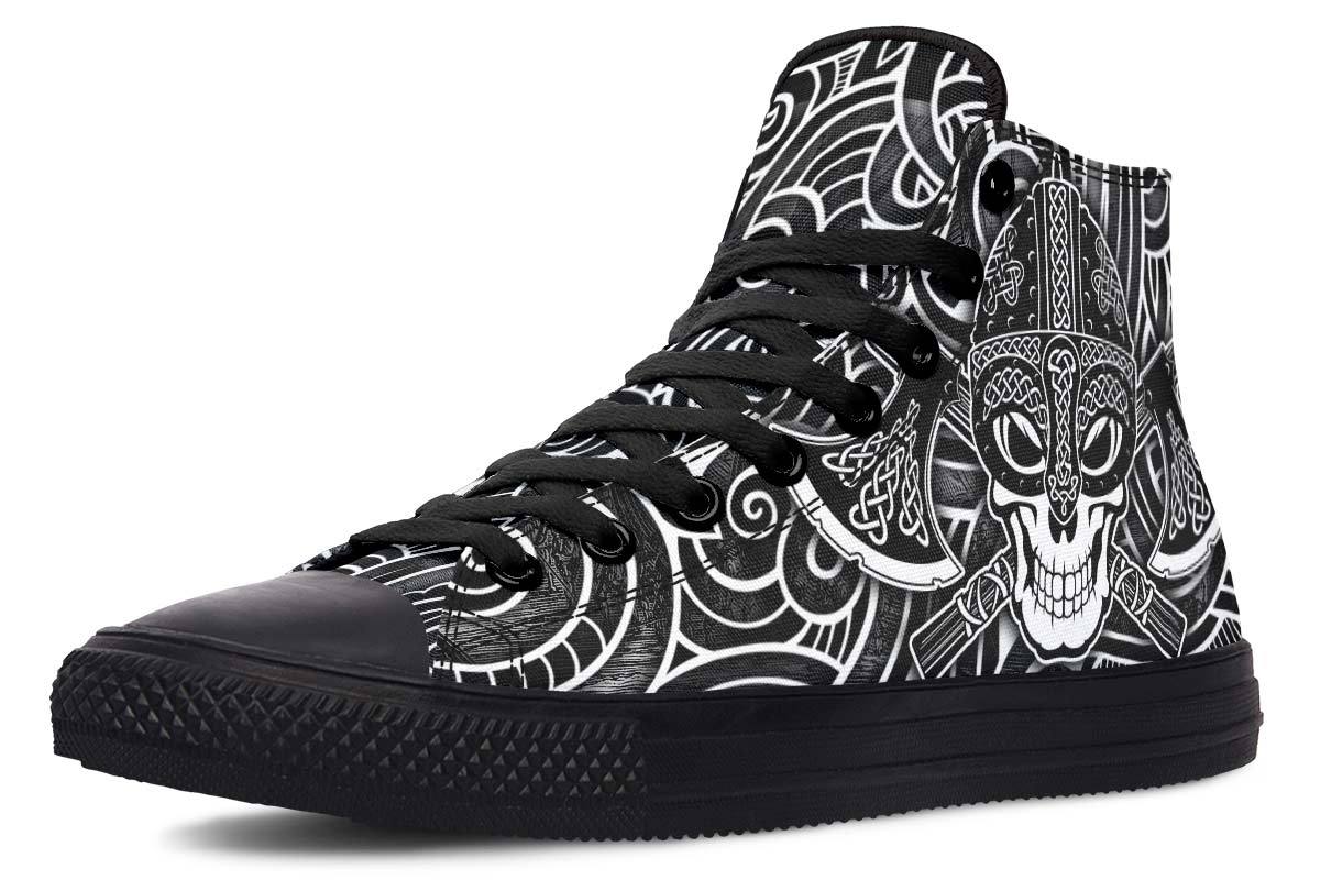 Printed Couple High-top Canvas Shoes