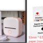 Portable Mini Thermal Label Printer Home Photo Printer