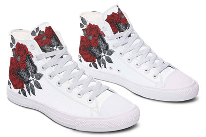 Printed Couple High-top Canvas Shoes