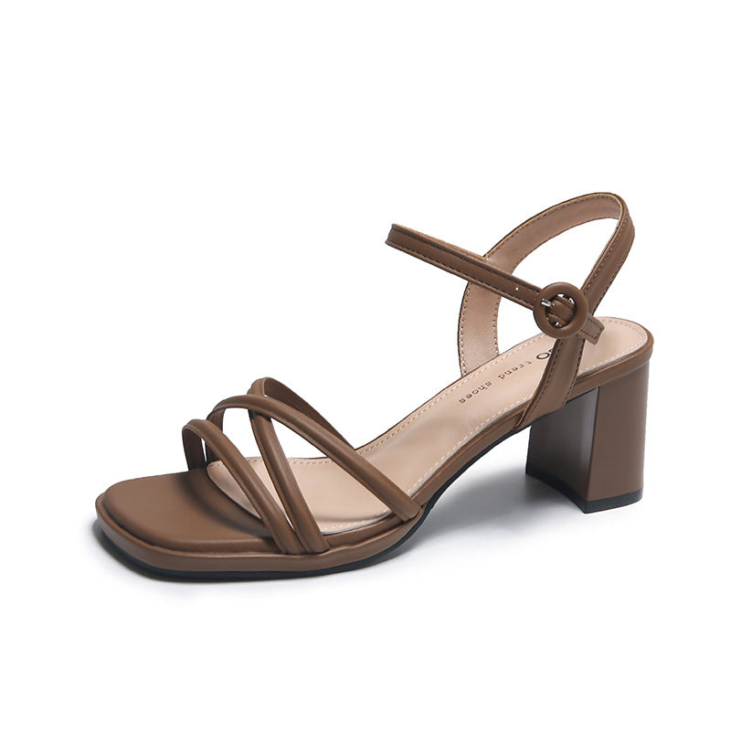 Modische Oberbekleidung für Damen, einfache, elegante Sandalen