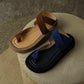 Women's Casual Round Toe Mid Heel Sandals Platform Shoes