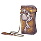 Genuine leather dragon wallet - tiger