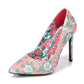 Pointed stiletto heels