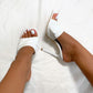 Net Red Sexy All-match Wrinkle Sandals 636-51 Are Available In Size 40