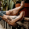 Buckle Pointed Sandals Womens Shoes