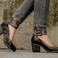 Buckle Pointed Sandals Womens Shoes