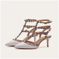 Slippers For Women's Wear New Summer Willow Nail Half Drag Pointy Lazy Baotou Sandals For Women