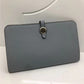 Fashion Top Layer Cowhide Lychee Pattern Wallet Platinum Purse