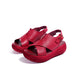 Summer New Leather Ladies Sandals Thick-soled First Layer Cowhide Women's Shoes
