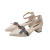 Pointed Toe Buckle Plus Size Fairy Style Toe Cap Sandals