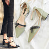 Pointed Toe Buckle Plus Size Fairy Style Toe Cap Sandals