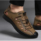 Leather Baotou Hole Shoes Cowhide Casual Hollow Sandals