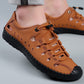 Leather Baotou Hole Shoes Cowhide Casual Hollow Sandals