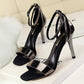 Sexy nightclub sandals with one word
