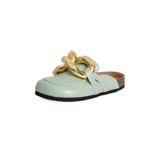 Summer New Product Cowhide Candy Fruit Color Comfortable Flat Bottomed Women's Sandals