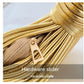 Instafamous Metal Noodles Underarm Bag Fashion Shiny Surface