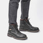 Plus Size Men's Snow Boots - Real Leather with Fleece Lining - EnigmaParis