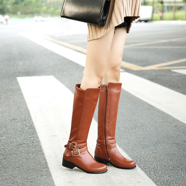 Women's Thickened Chunky Heel High Boots - EnigmaParis
