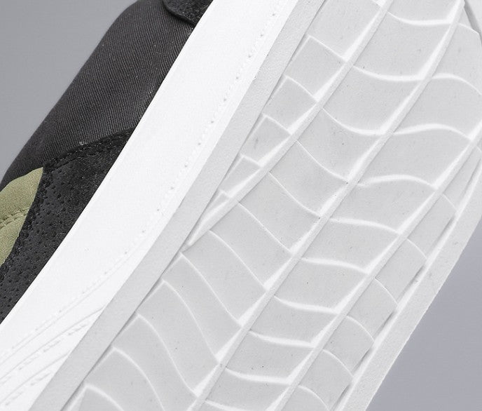 Low-Top Platform Shoes with Elastic Band - Youth Fashion
