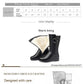 Winter Flat Non-slip Leather Shoes Fleece-lined Thermal Middle Tube Cotton Boots - EnigmaParis