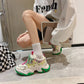 Korean Style Mesh Breathable Casual Daddy Shoes - Four Seasons Comfortable Sneakers.