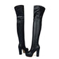 Women's Over-the-Knee Knight Boots - Elastic Force Show Legs.