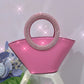 Diamond Round Handle Portable Basket Pack
