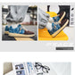 Men's Leisure Denim Board Shoes - Lace-up Flats for Skateboarding