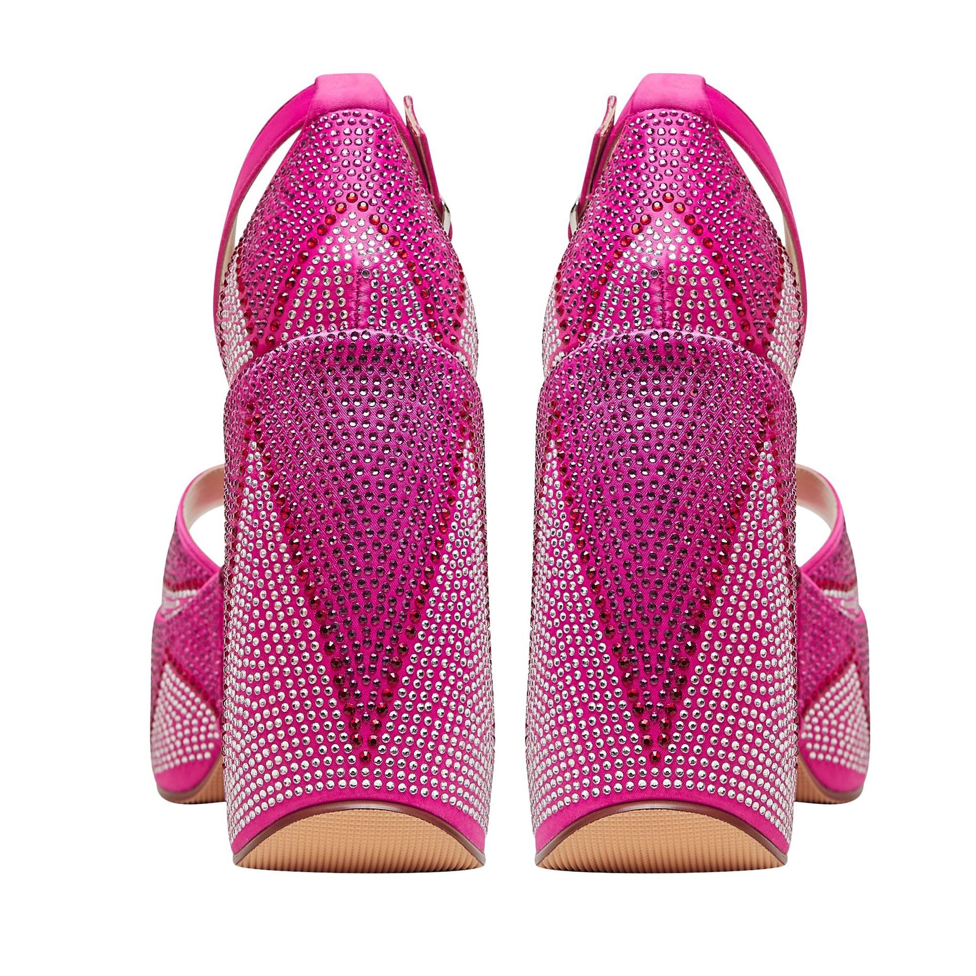 Luxury Rhinestone Platform Wedge Sandals - Stylish Thick Bottom Plus Size Footwear - EnigmaParis