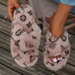Fall Plus Size Plush Suede Thick-Soled Women's Slippers - Fashionable and Comfortable Footwear - EnigmaParis